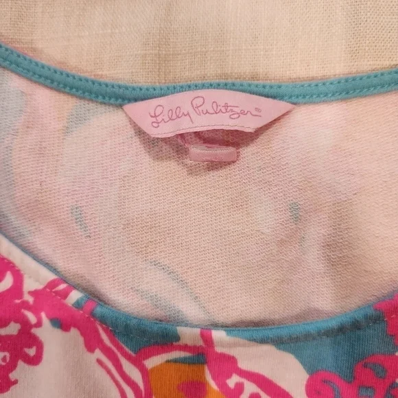 Lilly Pulitzer feeling Tanked shift dress cut out peek a boo back - Picture 7 of 11